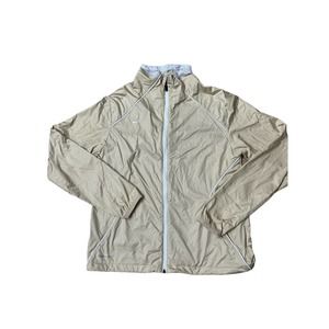 Nike Pastel Yellow Cream Storm-Fit Full-Zip Windbreaker Jacket Medium